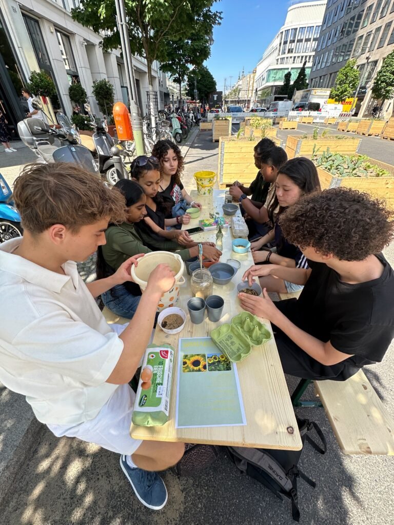 Urban-Gardening-Aktion in Berlin