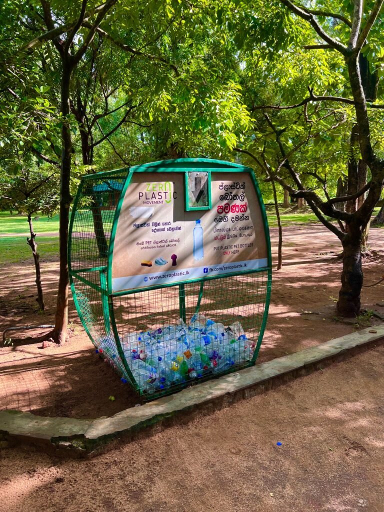 Sammelstelle der Zero Plastic Movement in Sri Lanka