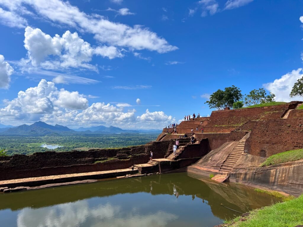 Blick vom Sigiriya-Felsen