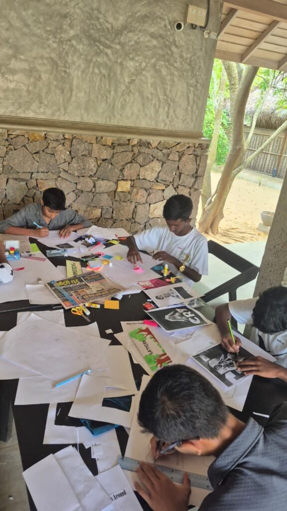 Kreativ-Workshop in Kalpitiya